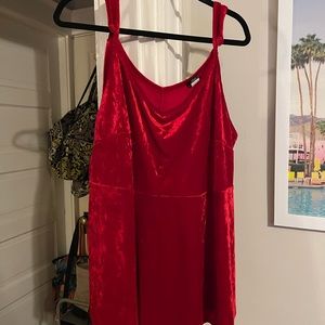 Torrid Size 4 red velvet tank top